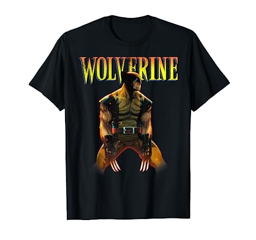 Marvel X-Men Wolverine Side Profile Logo T-Shirt