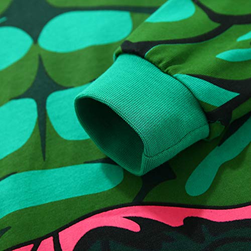 N‘aix Little Boys Super hero Pajama Sets Cotton Sleepwear 2-7T (Hulk-Y4, 5T)