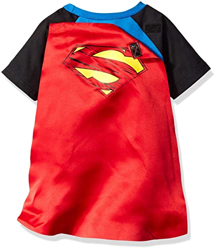Justice League Superman Little Boys Cosplay T-Shirt and Cape 6