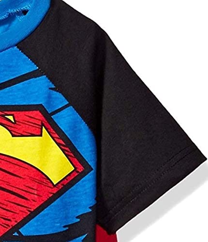 Justice League Superman Little Boys Cosplay T-Shirt and Cape 6
