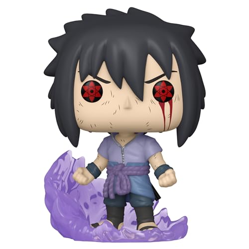 Funko Pop! Animation: Naruto Shippuden - Sasuke Uchiha Half Susano (Amaterasu) Special Edition Multicolor Glow Exclusive #1436 - Glows in The Dark