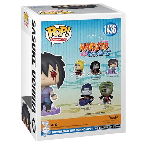 Funko Pop! Animation: Naruto Shippuden - Sasuke Uchiha Half Susano (Amaterasu) Special Edition Multicolor Glow Exclusive #1436 - Glows in The Dark