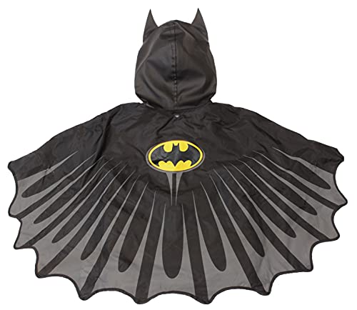 Western Chief Kids D.C. Comics Character lined Rain Jacket, Batman Everlasting, 4T