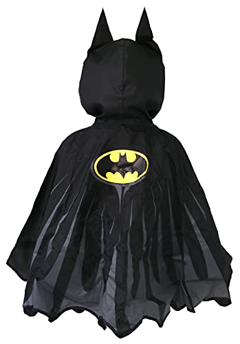 Western Chief Kids D.C. Comics Character lined Rain Jacket, Batman Everlasting, 4T