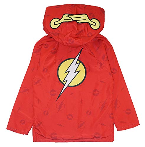 DC Comics Toddler/Little Boys Jersey Lined Windbreaker Jacket (6, Flash)