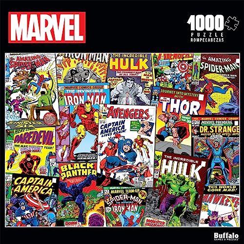 Buffalo Games - Marvel - Comic Book Collage - 1000 Piece Jigsaw Puzzle