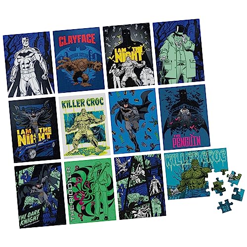 Batman 12-Pack Jigsaw Puzzles for Superhero Fans