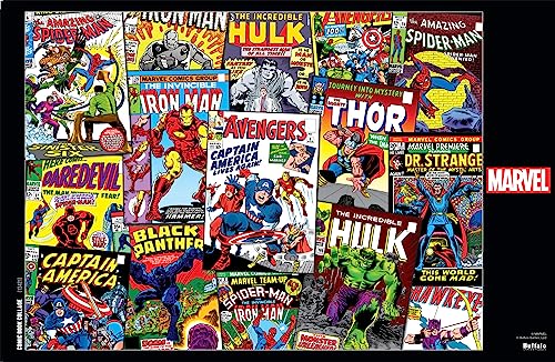 Buffalo Games - Marvel - Comic Book Collage - 1000 Piece Jigsaw Puzzle