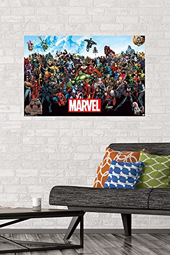 Trends International Marvel-the Lineup 15 Premium Wall Poster, 22.375" x 34"