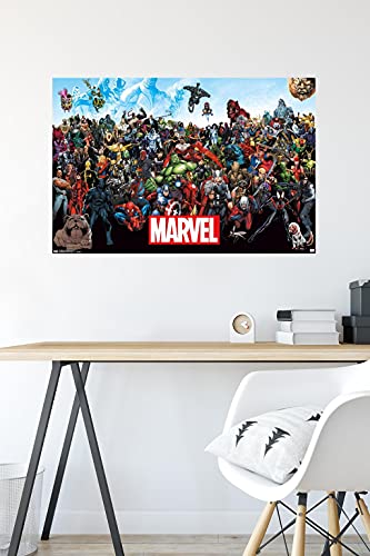 Trends International Marvel-the Lineup 15 Premium Wall Poster, 22.375" x 34"