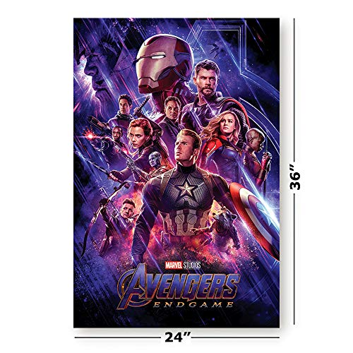 POSTER STOP ONLINE Avengers Infinity War & Endgame - 2 Piece Marvel Movie Poster Set (Regular Styles) (Size 24 x 36 Each)