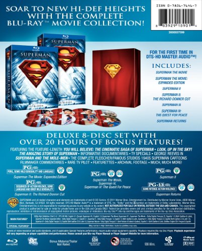 The Superman Motion Picture Anthology, 1978-2006 [Blu-ray]