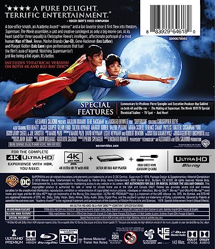 Superman: The Movie (1978) (4K Ultra HD) [4K UHD]