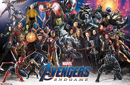 Trends International Marvel Cinematic Universe - Avengers - Endgame - Lineup Wall Poster, 22.375" x 34", Premium Unframed Version