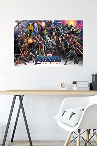 Trends International Marvel Cinematic Universe - Avengers - Endgame - Lineup Wall Poster, 22.375" x 34", Premium Unframed Version
