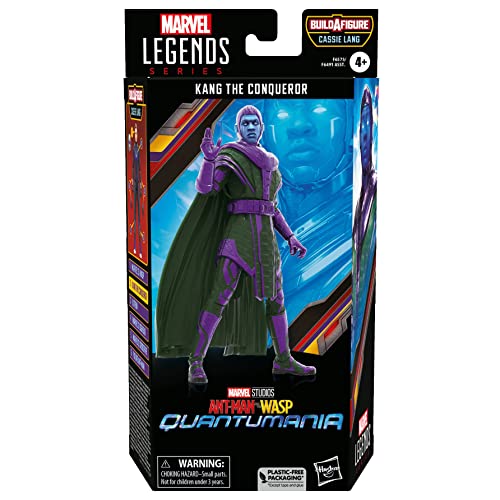 Marvel Legends Series Kang The Conqueror, Ant-Man & The Wasp: Quantumania Collectible 6-Inch Action Figures, Ages 4 and Up