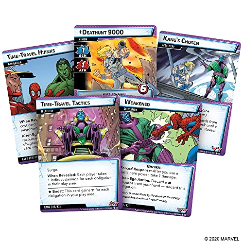 Marvel Champions The Card Game The Once and Future Kang SCENARIO PACK - Cooperative Superhero Strategy Game for Kids and Adults, Ages 14+, 1-4 Players, 45-90 Min Playtime, Made by Fantasy Flight Games