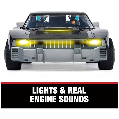 DC Comics, Batman Batmobile with 4” Batman Figure, Lights and Sounds, The Batman Movie Collectible, Kids Toys for Boys and Girls Ages 4 and up