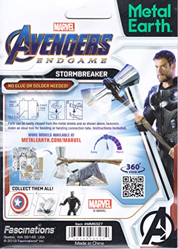 Fascinations Metal Earth Marvel Stormbreaker 3D Metal Model Kit