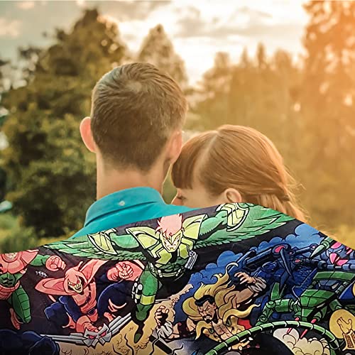 Marvel Spider-Man and Villains Legends Fleece Softest Comfy Throw Blanket for Adults & Kids| Measures 60 x 50 Inches