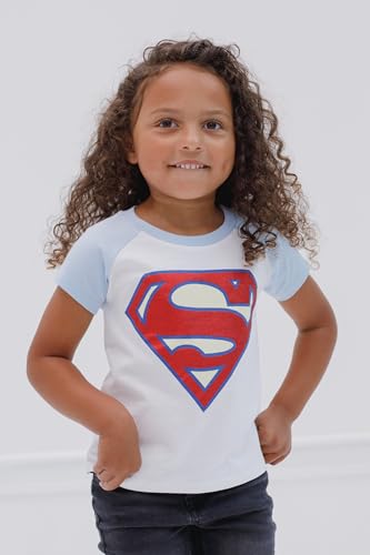Justice League Hero Girls 3 Pack T-Shirts Wonder Woman/SuperGirl/Batgirl