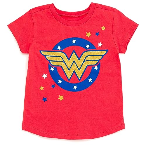 Justice League Hero Girls 3 Pack T-Shirts Wonder Woman/SuperGirl/Batgirl