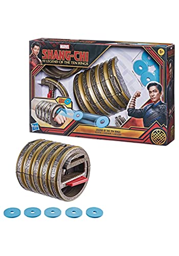 Marvel Hasbro Shang-Chi and The Legend of The Ten Rings Blaster Hero Role Play Action Toy, Includes 5 Rings, for Kids Ages 5 and Up
