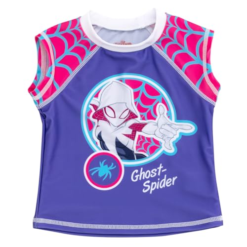Spider-Man & Spider-Gwen Little Girls Swim Set