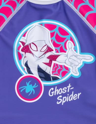 Spider-Man & Spider-Gwen Little Girls Swim Set