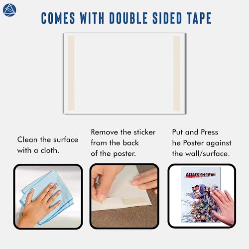 SoulAbiti Anime Poster Set - 20 Posters (A4 sized, Madara, Uchiha Sasuke, Sage Jiraya, Hatake Kakashi, and Pain More) with Double-Sided Tape Multicolor