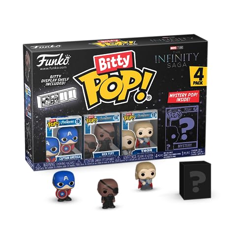 Marvel Mini Collectible Toys 4-Pack - Super Hero Set