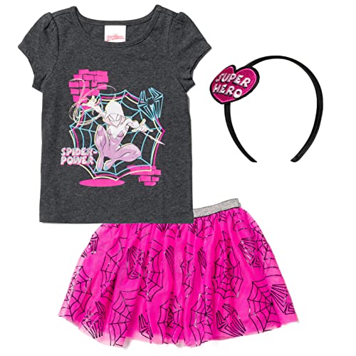 Spider-Man and Spider-Gwen 3 Piece Outfit Set