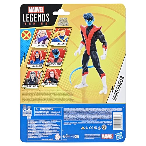 Marvel Legends Series Nightcrawler, X-Men ‘97 Collectible 6-Inch Action Figure