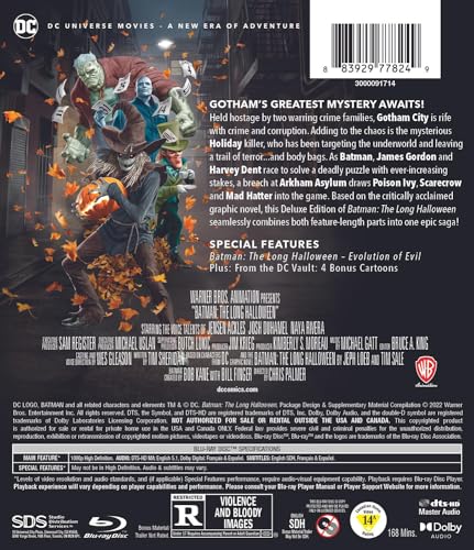 Batman: The Long Halloween Deluxe Edition (DCU) (Digital/Blu-ray)