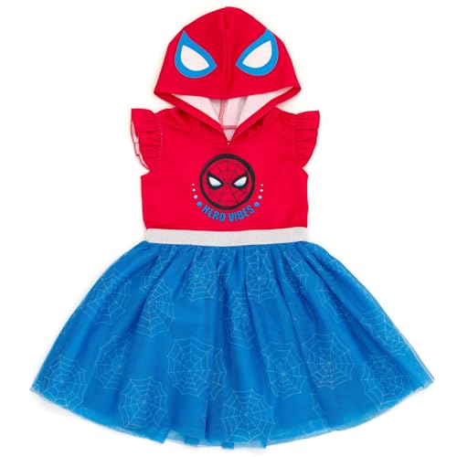 Spider-Man Little Girls Blue Tulle Dress Size 5
