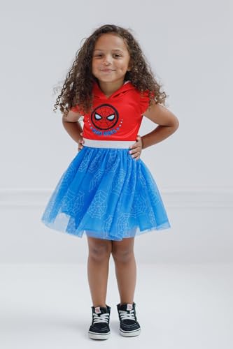 Spider-Man Little Girls Blue Tulle Dress Size 5