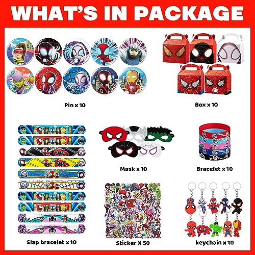 Superhero Birthday Party Favor Pack for Kids