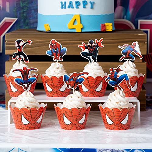 Spiderman Birthday Party Decorations: 210pcs Superhero Supplies