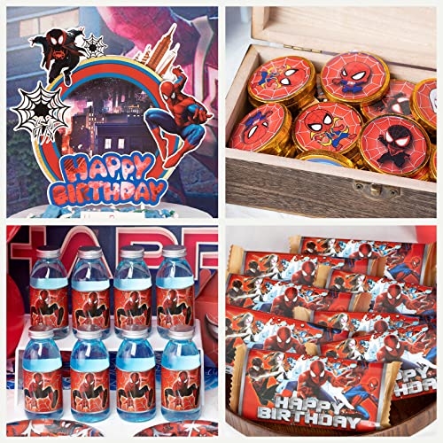 Spiderman Birthday Party Decorations: 210pcs Superhero Supplies