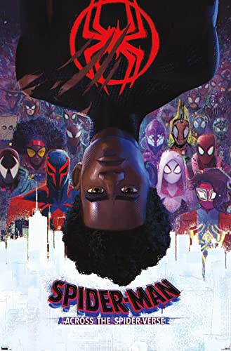 Trends International Marvel Spider-Man: Across the Spider-Verse - Official One Sheet Wall Poster, 22.38" x 34", Premium Unframed Version