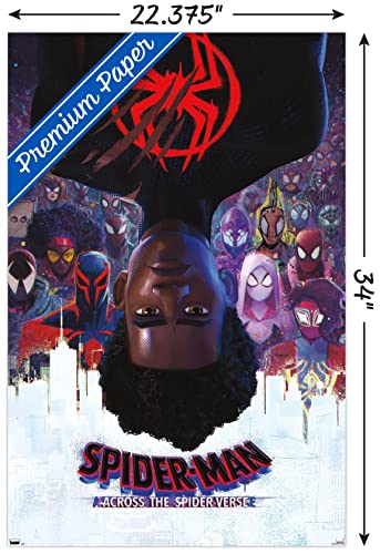 Trends International Marvel Spider-Man: Across the Spider-Verse - Official One Sheet Wall Poster, 22.38" x 34", Premium Unframed Version