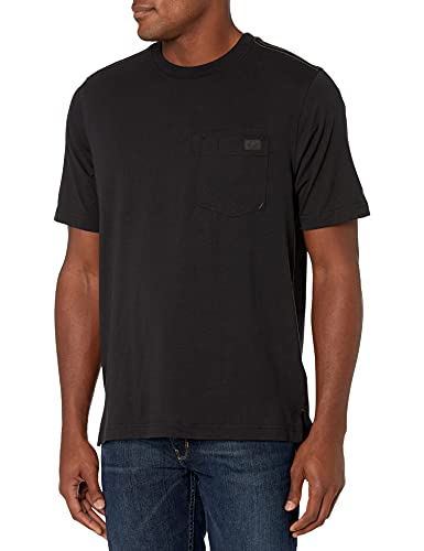 Wolverine Men's Guardian Cotton Pocket Tee SS, Black, Large