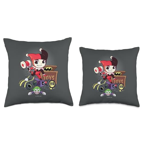 DC Super Friends Harley Quinn Throw Pillow, 18x18, Multicolor