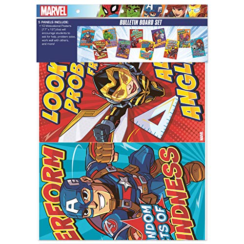 Eureka Marvel Motivational Poster Set Bulletin Board Set, 10 Posters