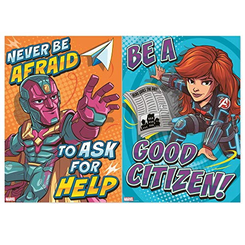Eureka Marvel Motivational Poster Set Bulletin Board Set, 10 Posters