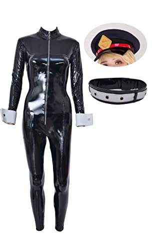 miccostumes Women's Anime Hero Cosplay Costume Bodysuit with Hat (Small)