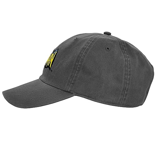 Popfunk Official Batman Classic Tv Dad Hat - Logo Logo Dad Hat - The U18 Adjustable Relaxed-Fit Cap - Unisex for Men and Women, Charcoal