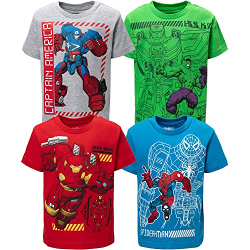 Marvel Avengers Mech Strike Graphic T-Shirt 4-Pack Kids