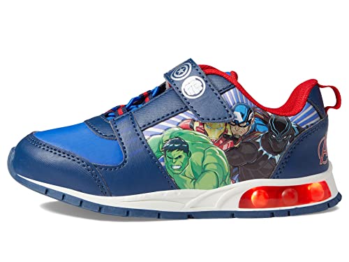 Favorite Characters Boy's Marvel Avengers™ Light-Up Sneaker AVF374 (Toddler/Little Kid) Blue 9 Toddler M
