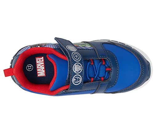 Favorite Characters Boy's Marvel Avengers™ Light-Up Sneaker AVF374 (Toddler/Little Kid) Blue 9 Toddler M